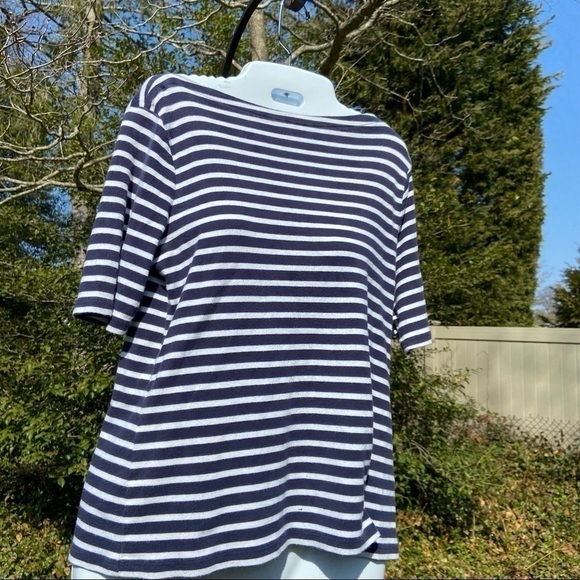 𝅺CHARTER Club boat neck tee. Ahoy and come aboard for cocktails and yo ho ho. - Picture 3 of 4